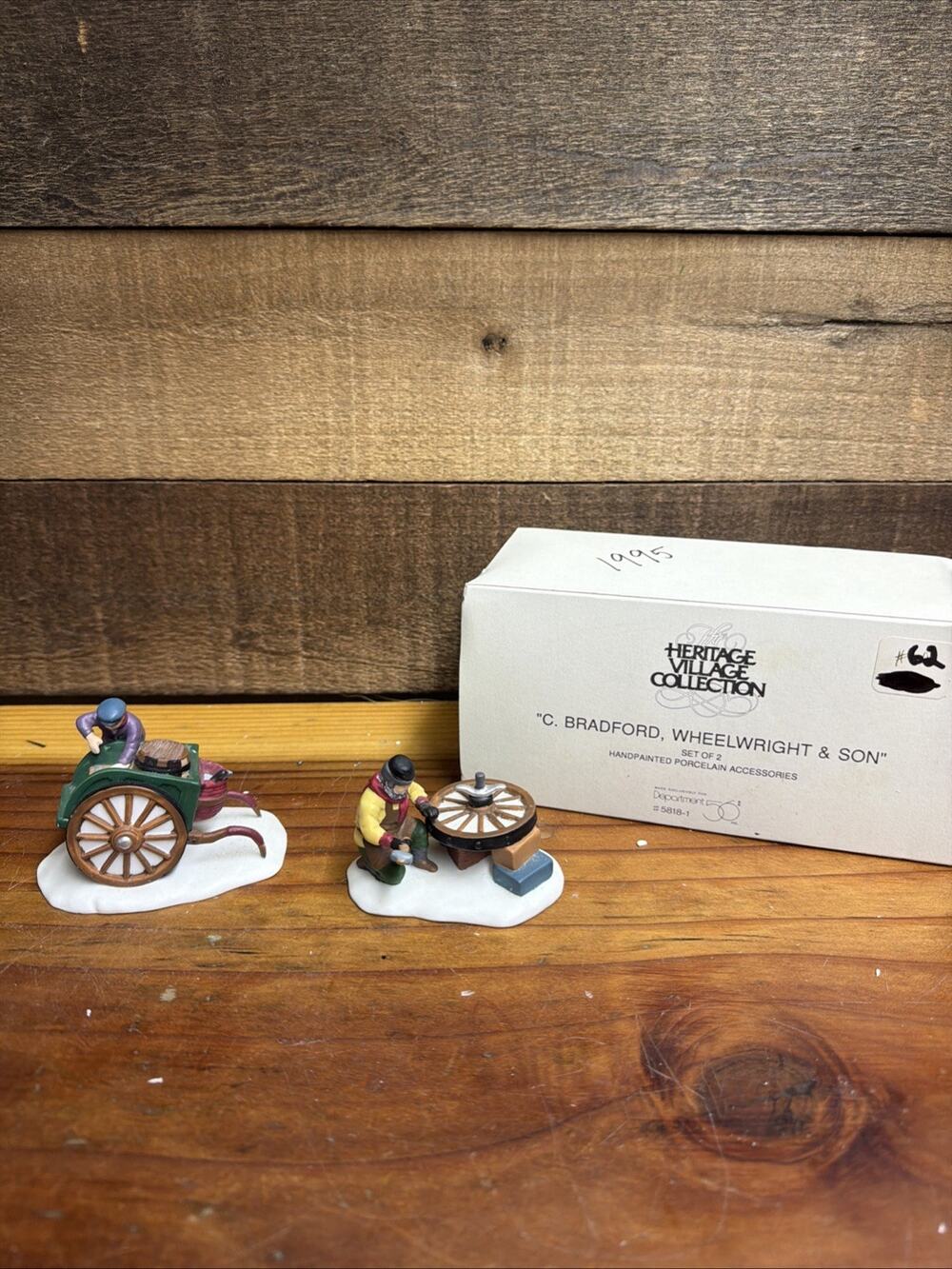 Dept 56 C. Bradford, Wheelwright & Son 5818-1 Heritage Village 1993 In Box